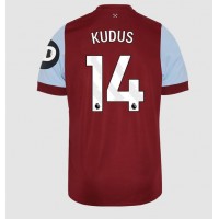 Pánský Fotbalový dres West Ham United Mohammed Kudus #14 2023-24 Domácí Krátký Rukáv